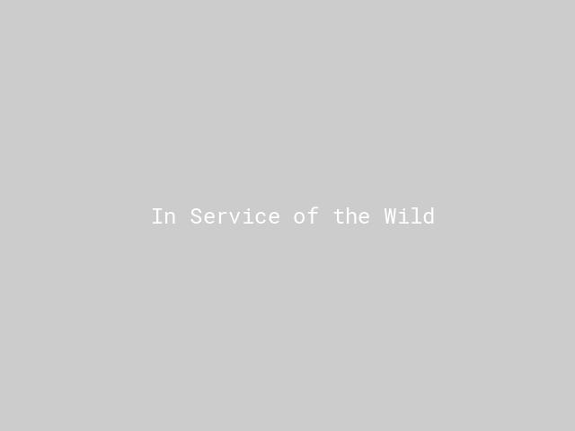  In Service of the Wild | Nature inFocus