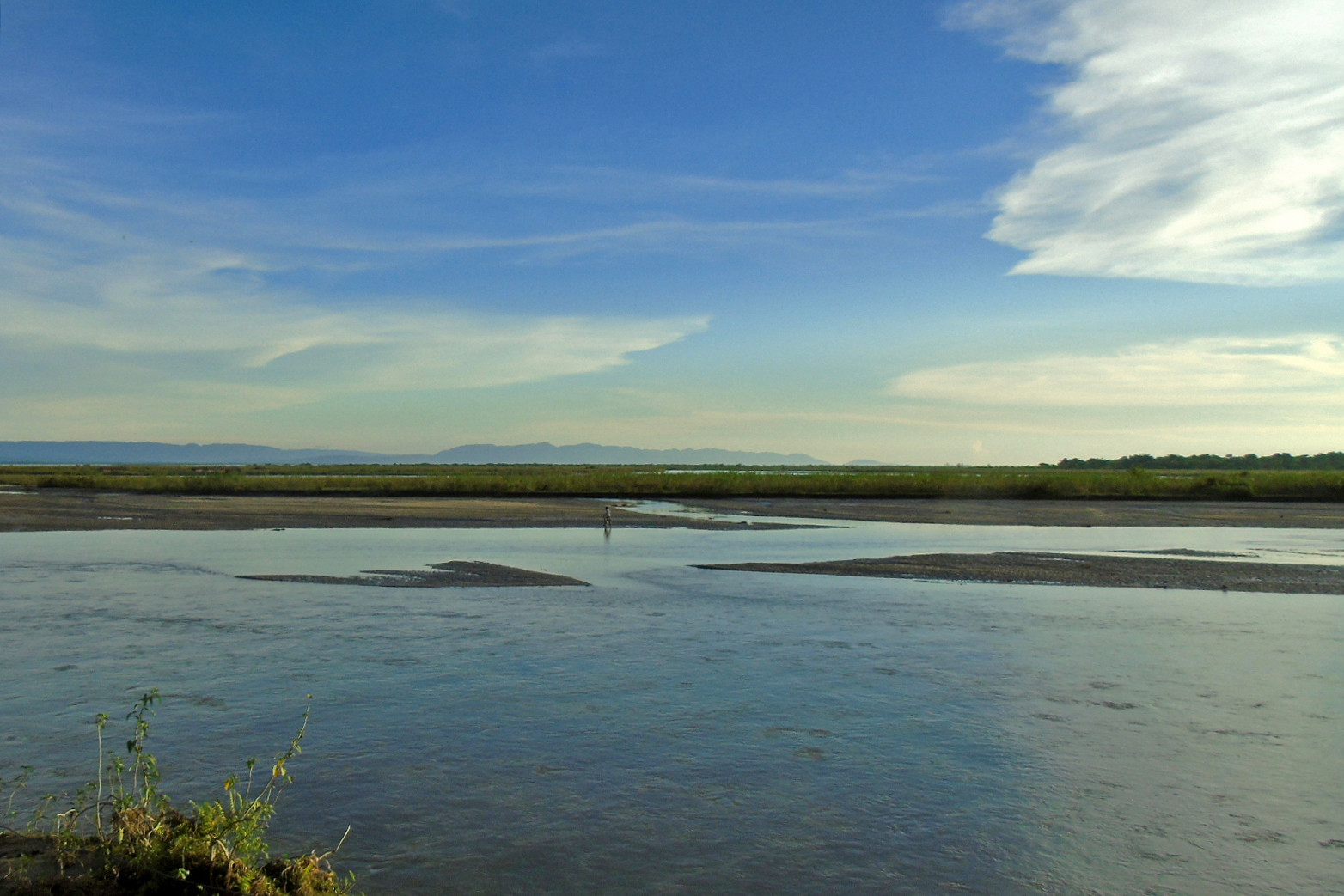 Brahmaputra river in Kaziranga National Park