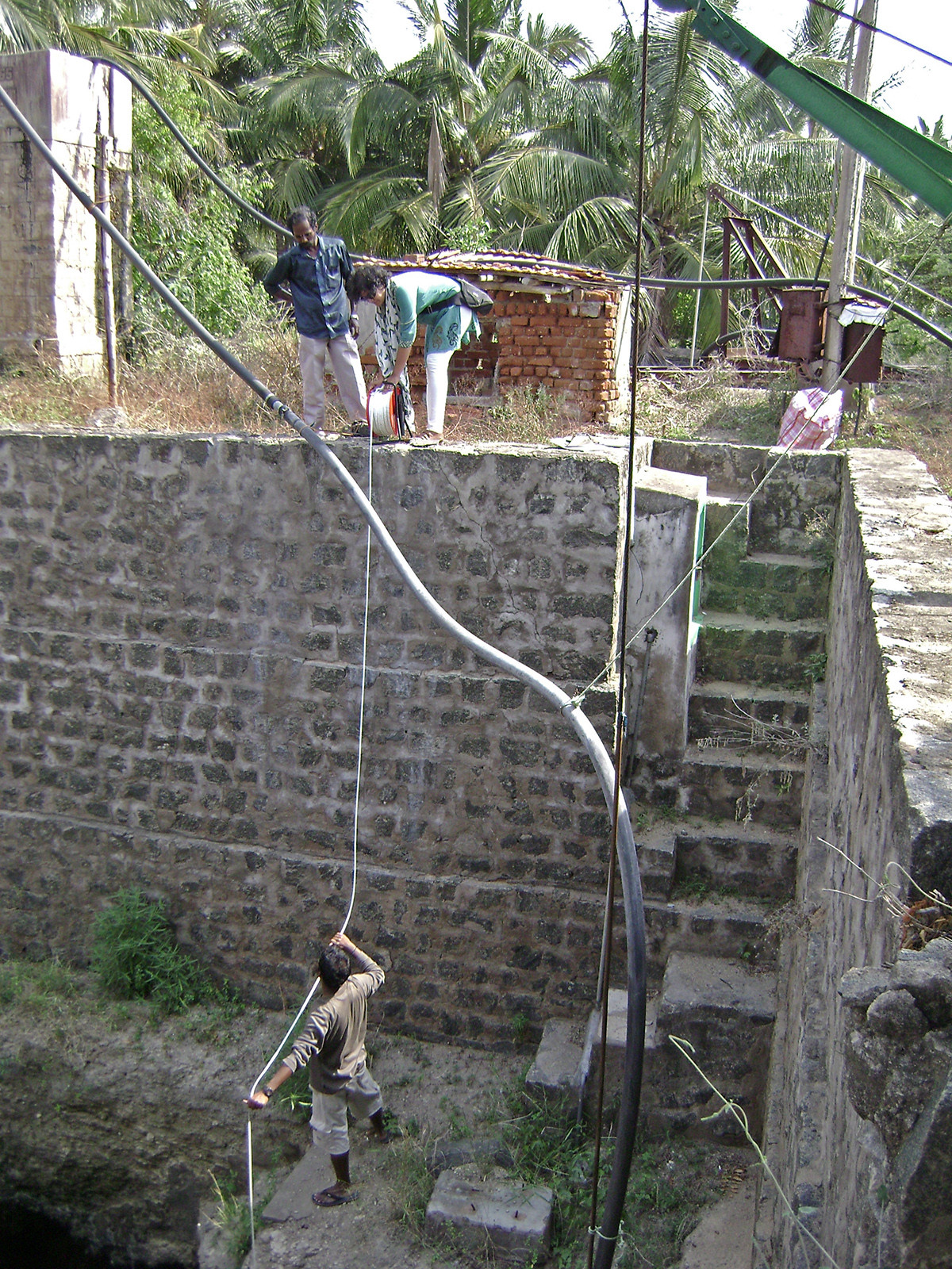 Sulur openwell near bridge with temple - How Science And Research Are Crucial For Water Conservation | Nature inFocus
