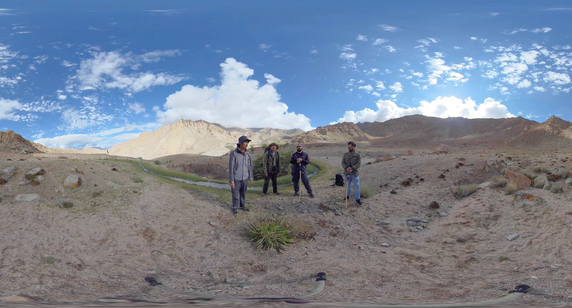 Field work in Ulley, Ladakh