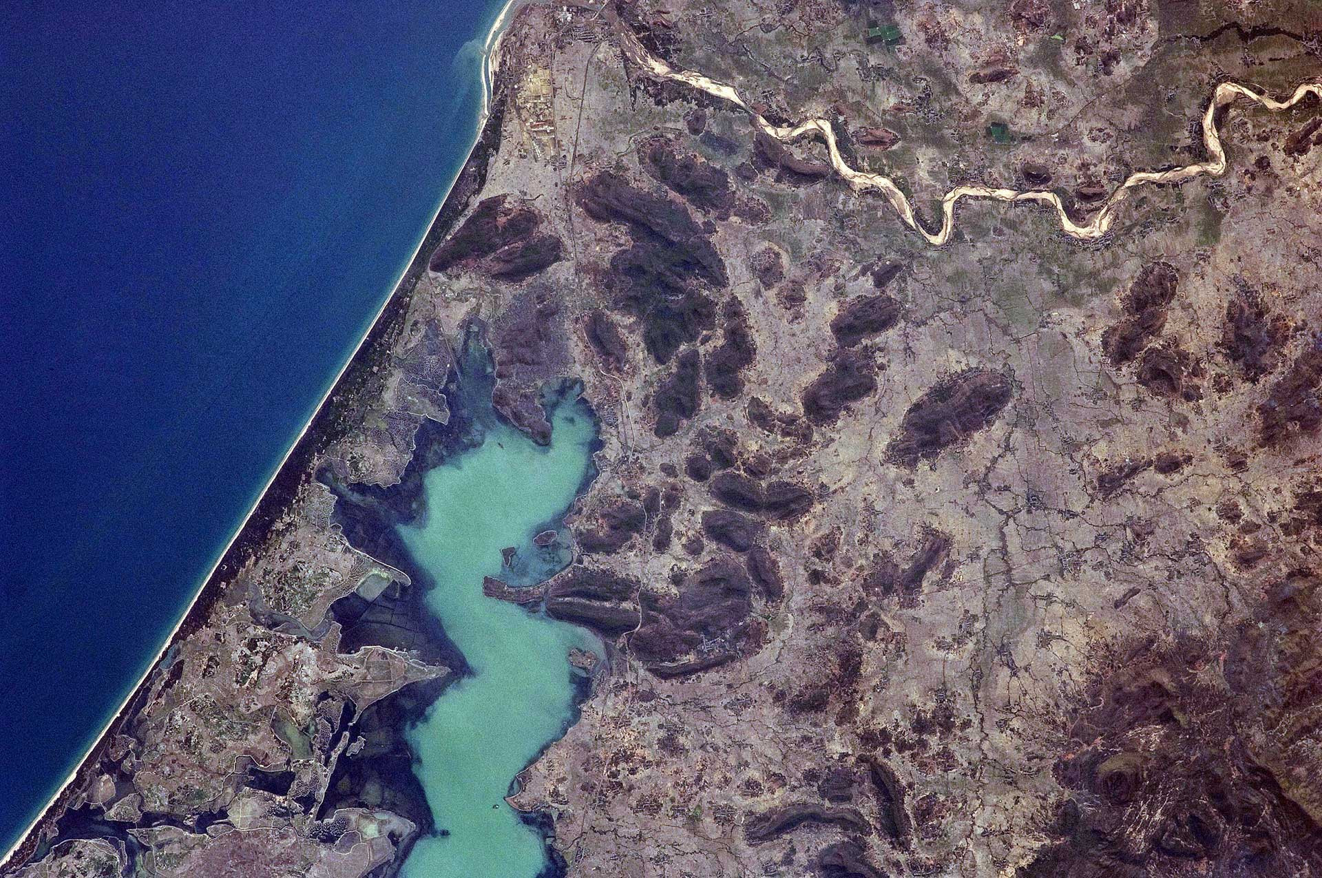 Aerial satellite imagery of Chilika lake | Nature Infocus