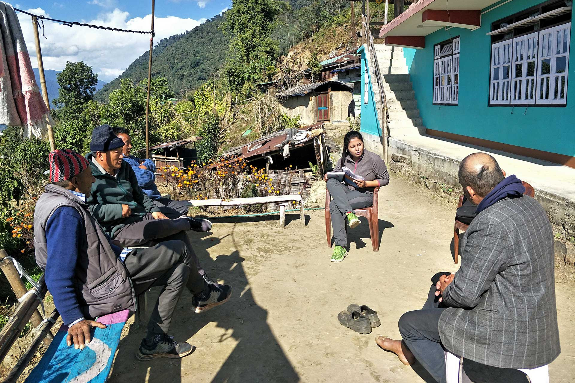 Interviewing local residents to study Wild Pandas