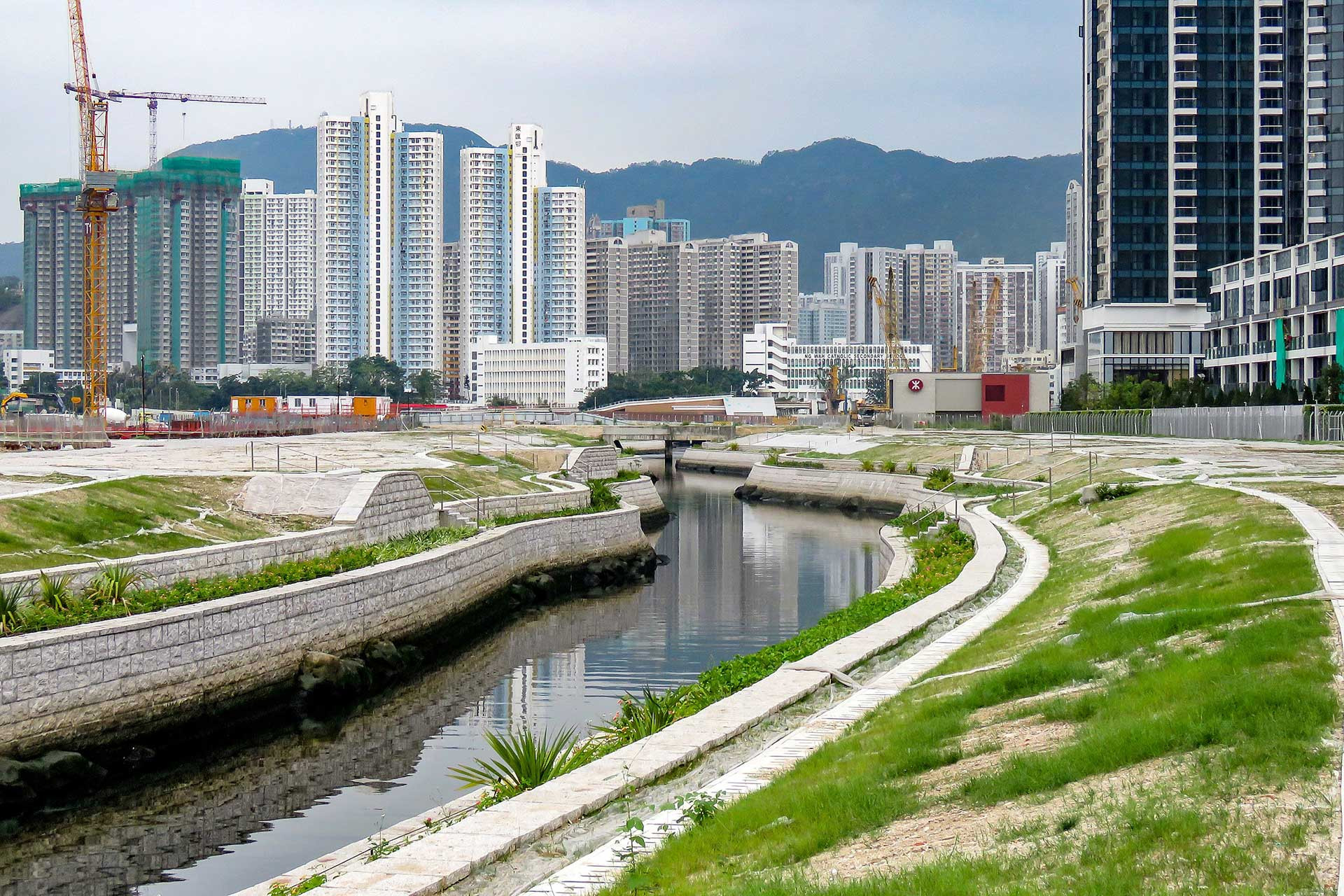 Kai Tak River in Hong Kong