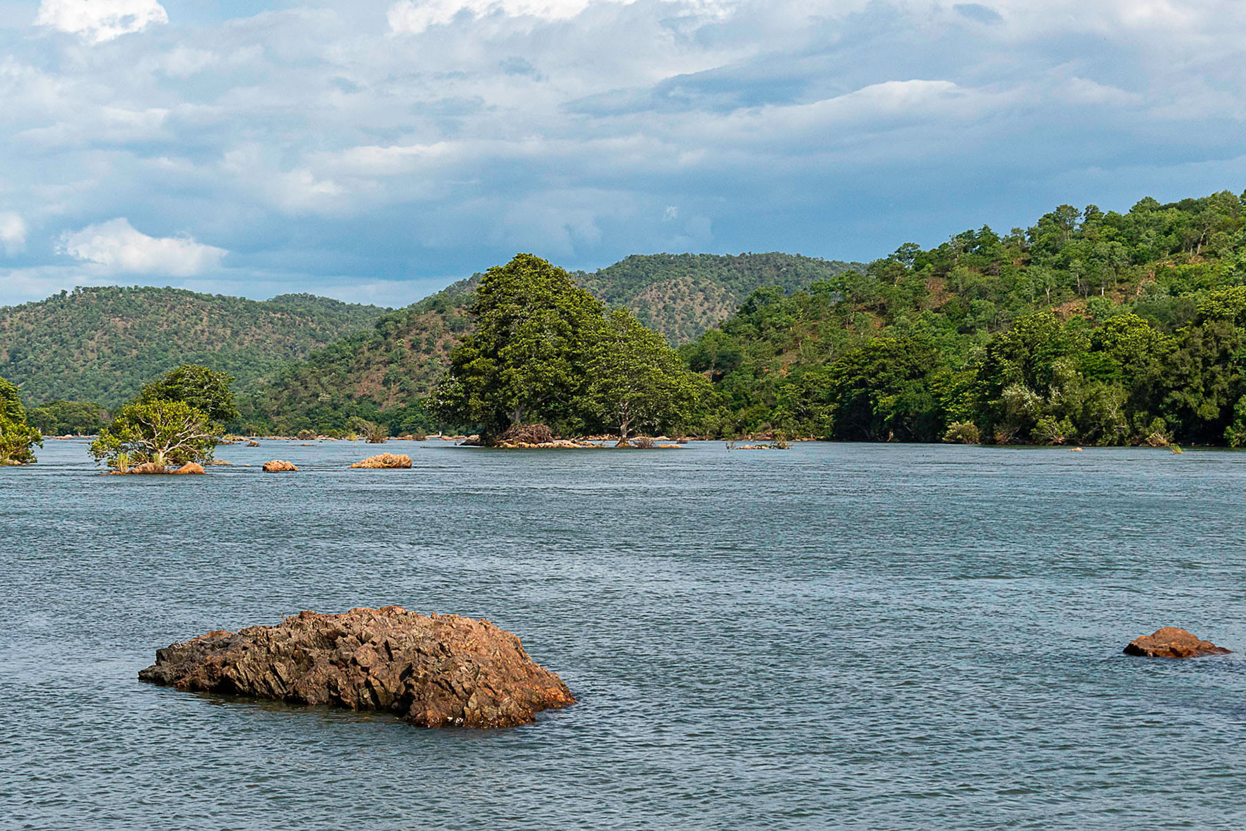 River Cauvery flowing through Cauvery Wildlife Sanctuary in Karnataka