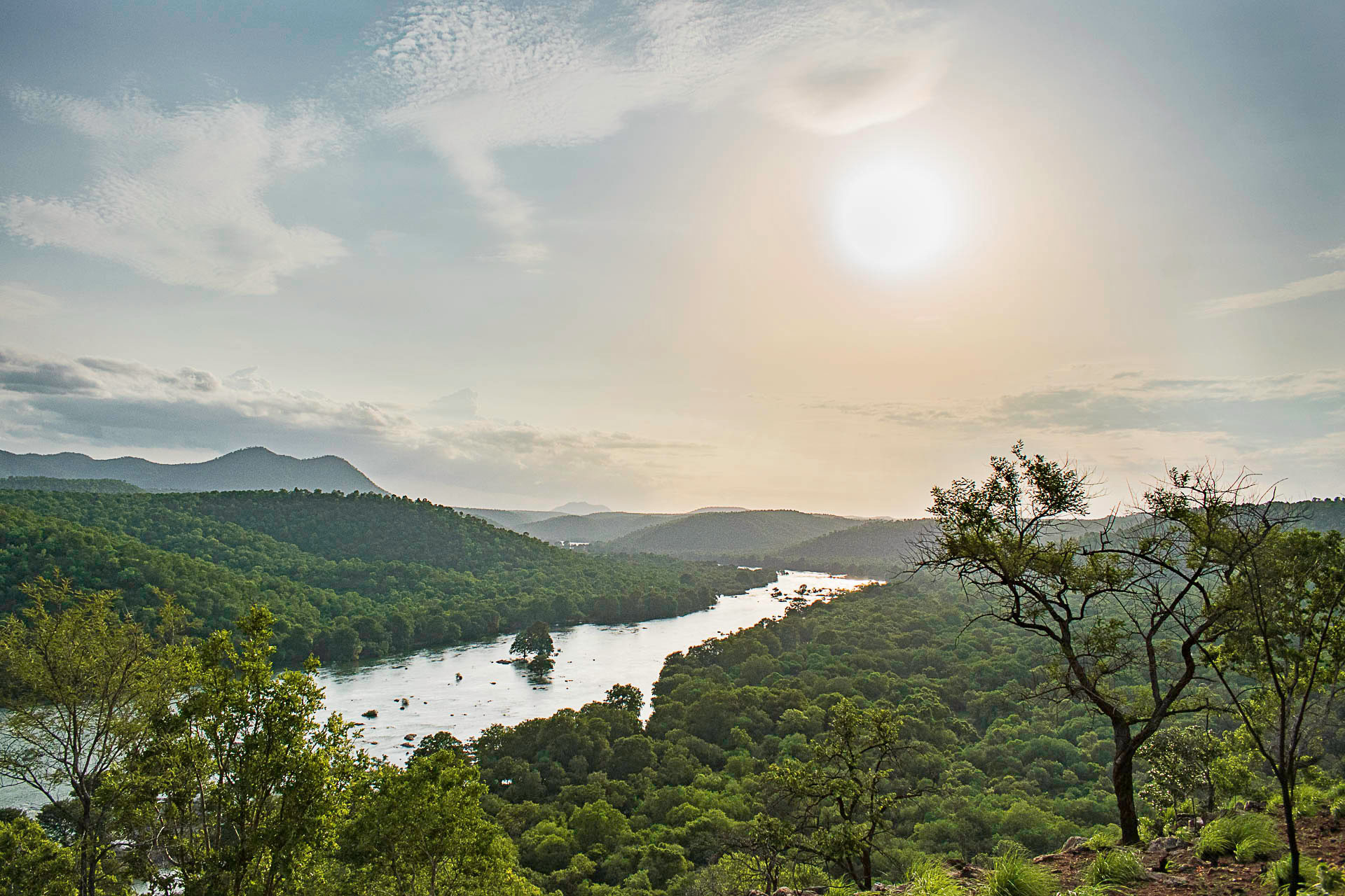 River Cauvery flowing through the Cauvery Wildlife Sanctuary in Karnataka