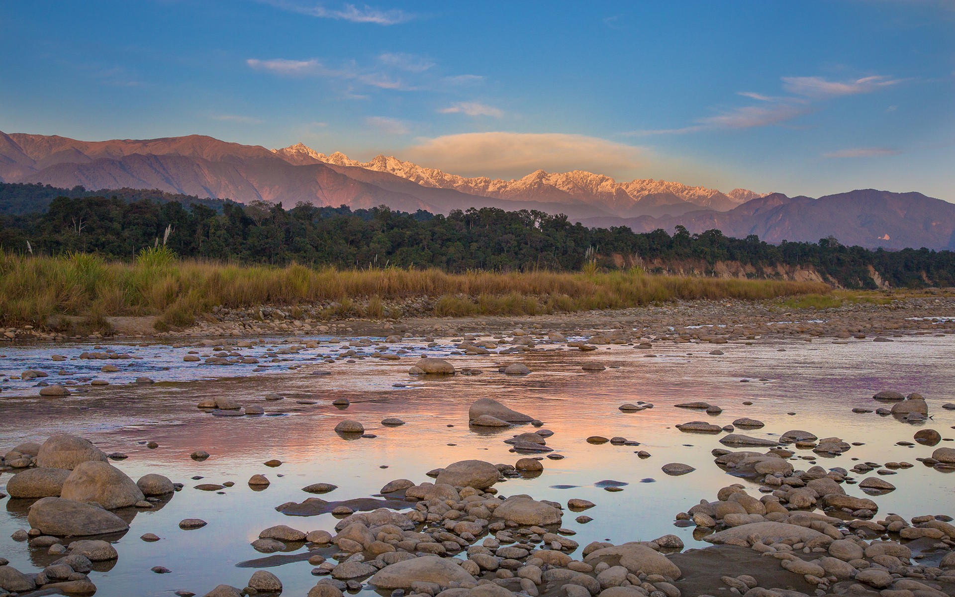 Namdapha river landscape in Arunachal Pradesh