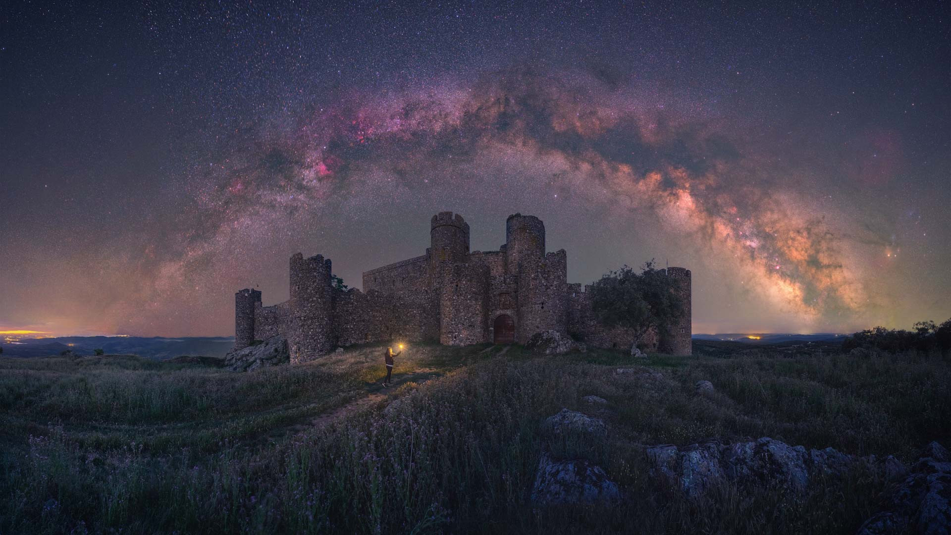 Milky way photographed in Extremadura in Spain