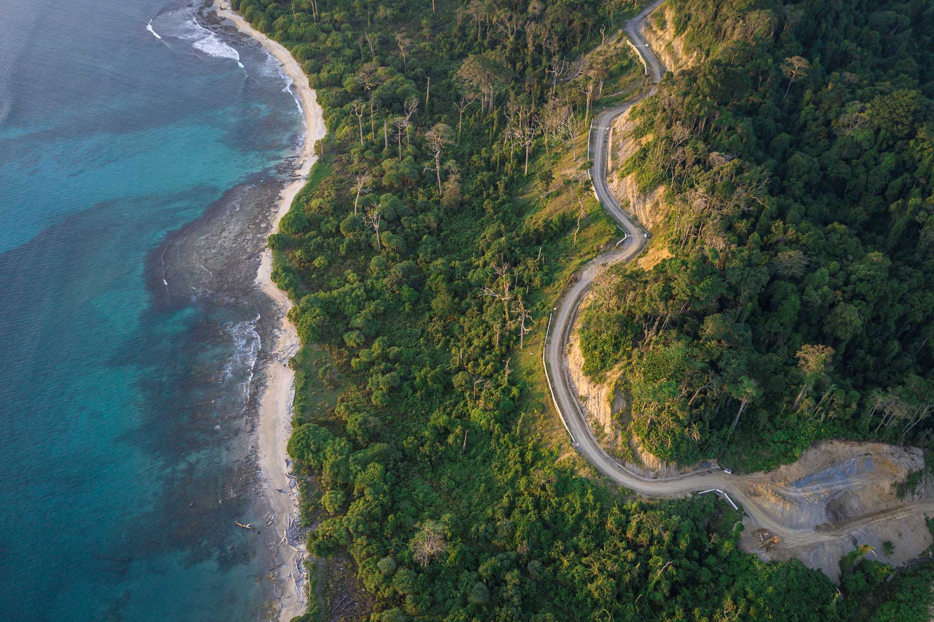 An aerial view of the coastline of the Nicobar Islands | Nature inFocus