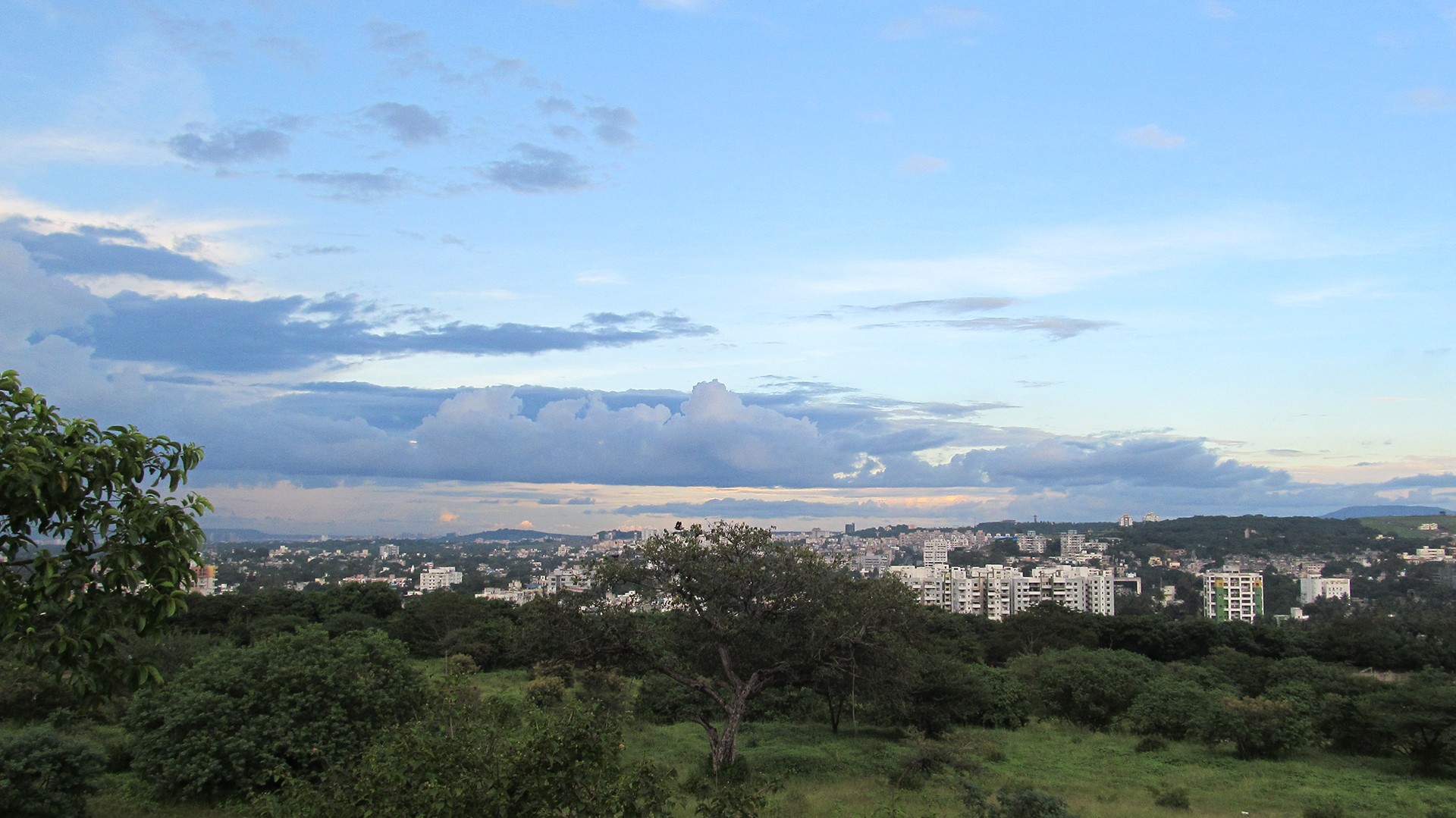 Taljai Hill view of Pune city