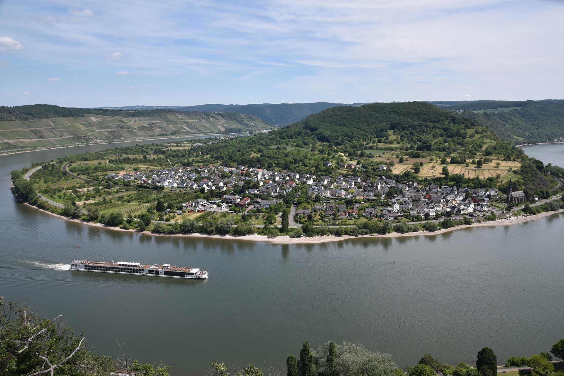 Bopparder Hamm the largest River Rhine loop