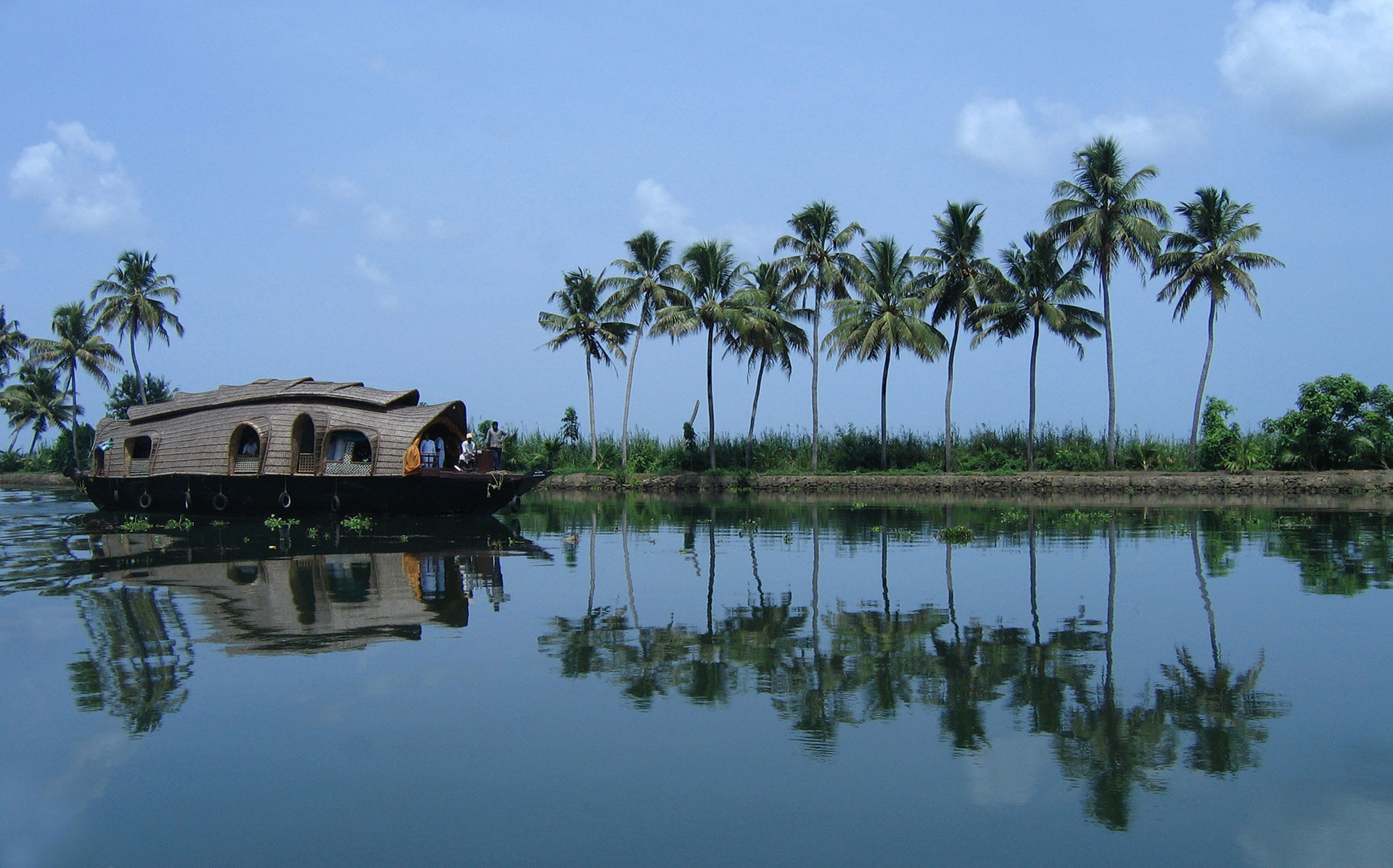 Vembanad lake in Kottayam Kerala
