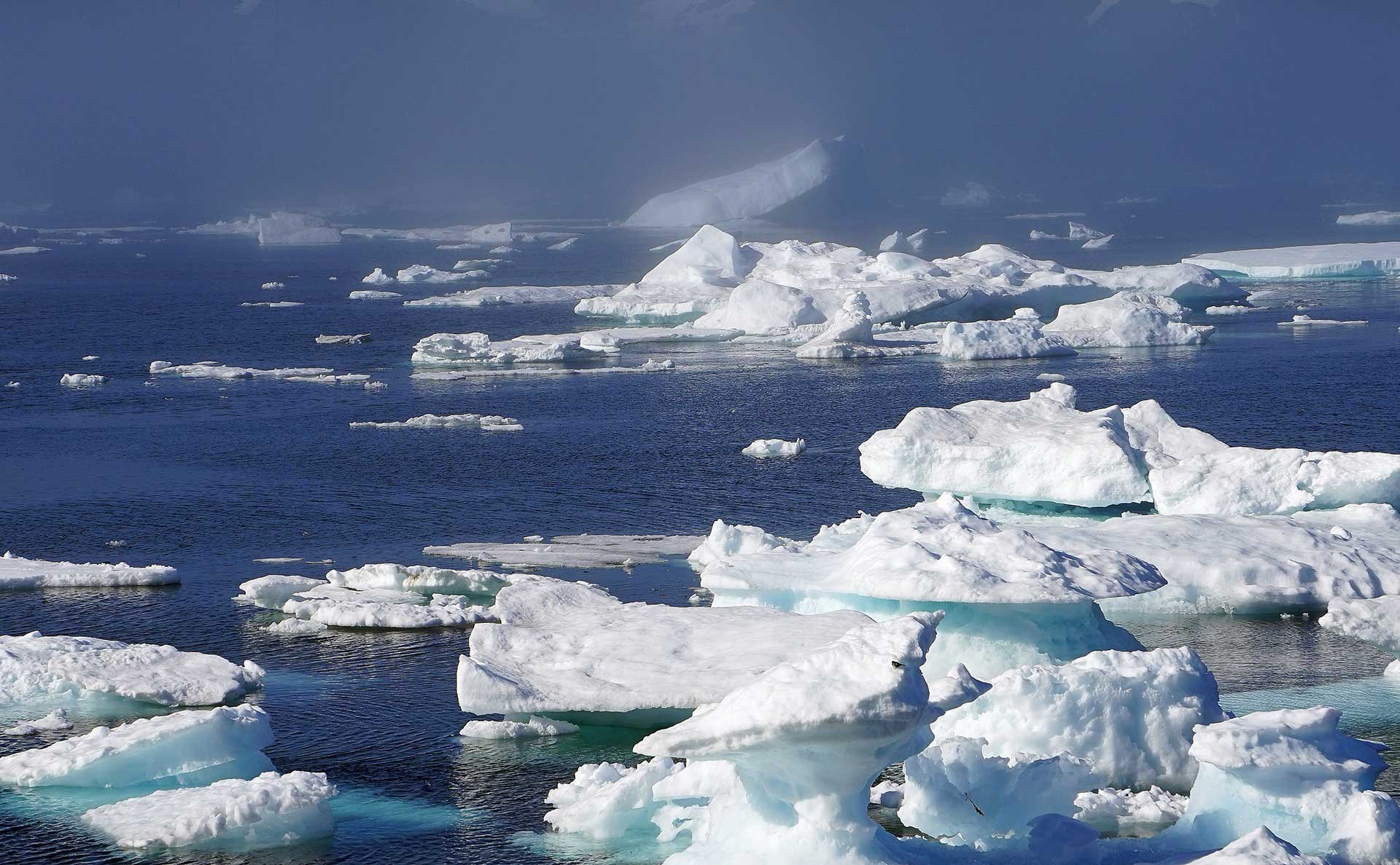 melting glacier greenland