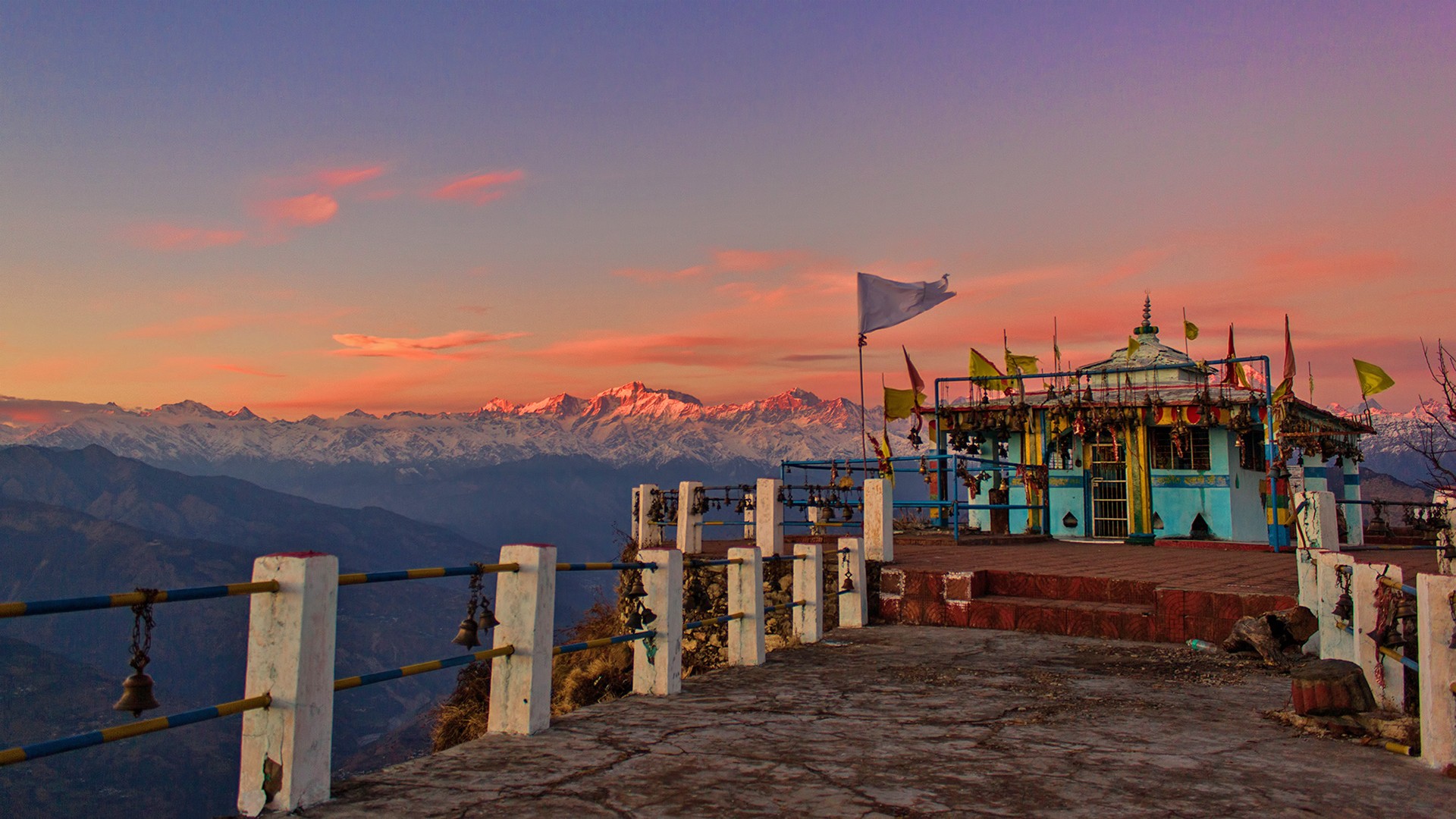 Kartik Swami temple on Kronch Parvat in Uttarakhand
