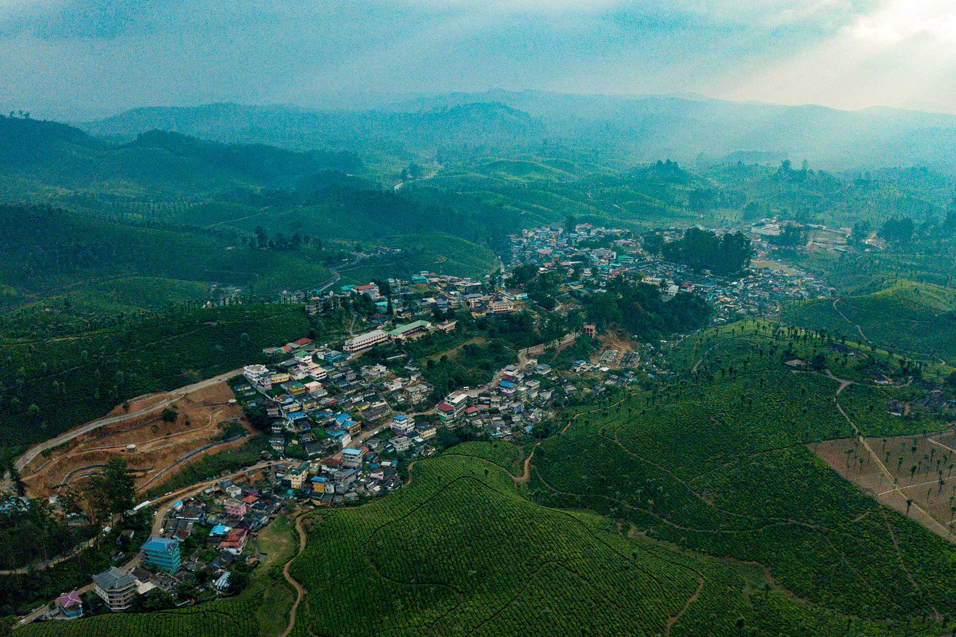      Valparai Town DJI      | Nature Infocus