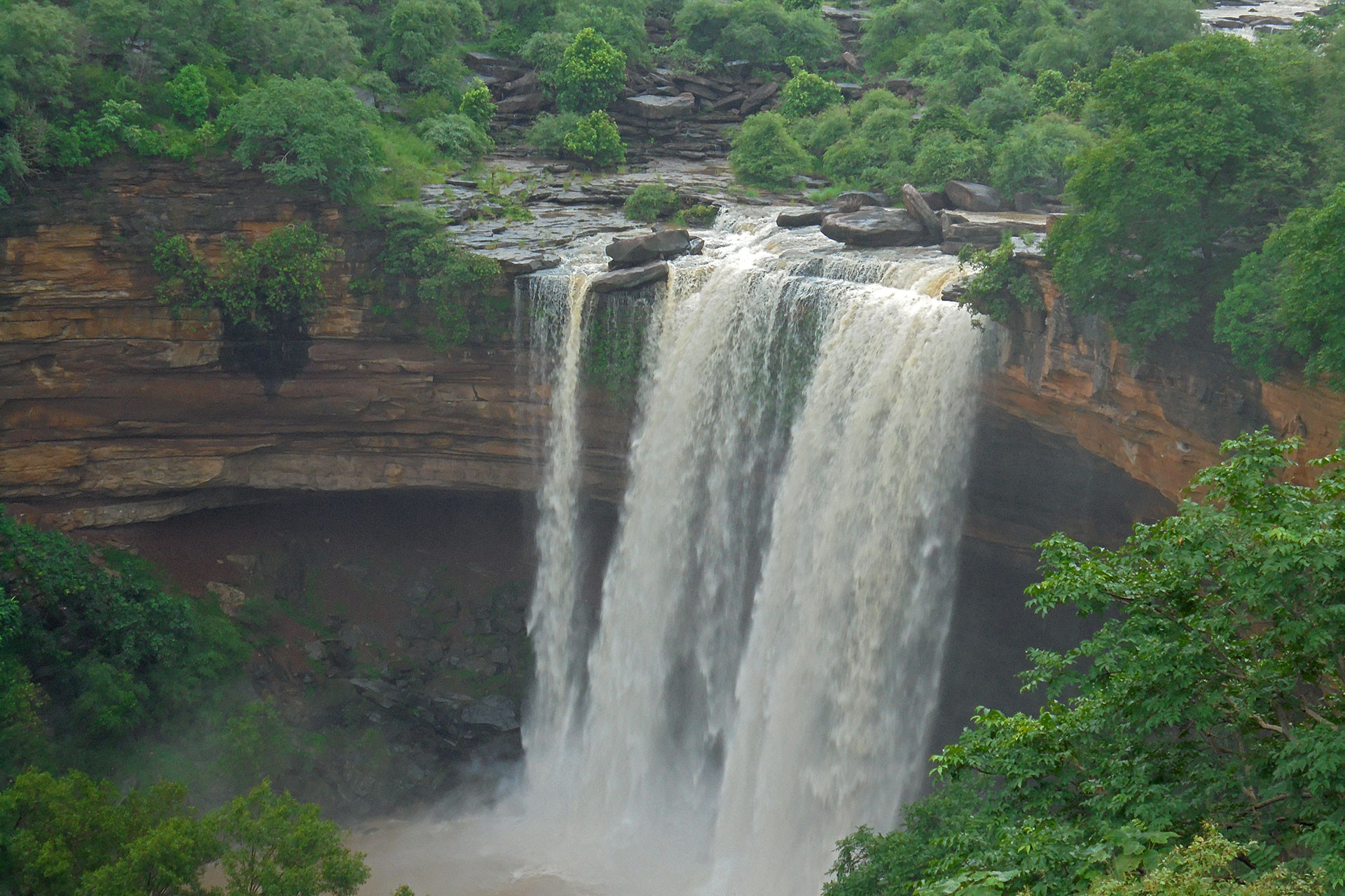Waterfall in Kailadevi Wildlife Sanctuary