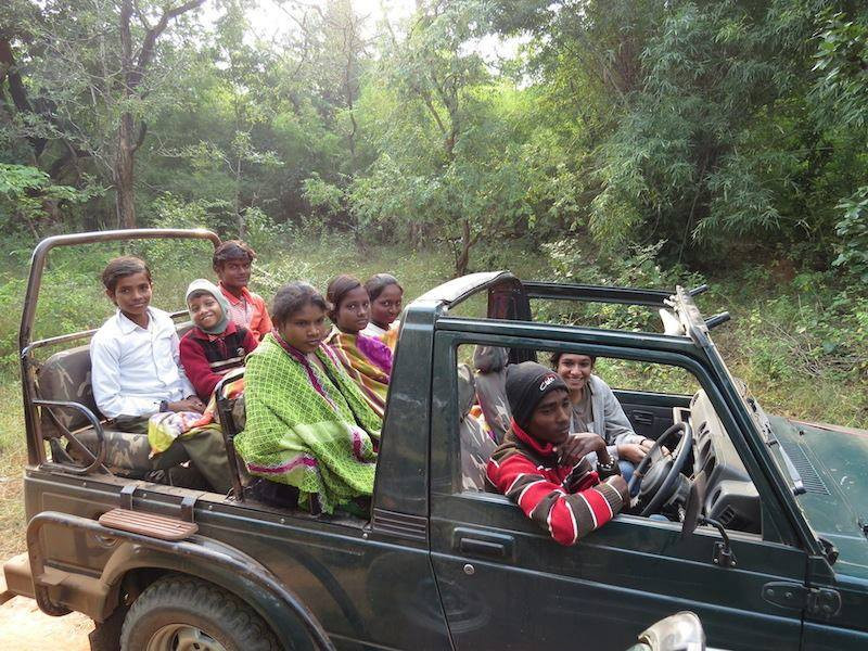 Kids on safari as part of the Village Kids' Awareness Programme | Nature inFocus