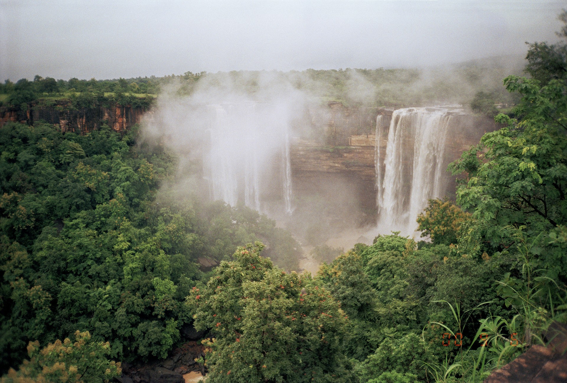 Dundhwa waterfall in Panna National Park