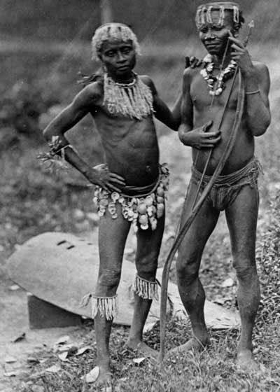 Great andamanese two men - The Indigenous Islanders Of India | Nature inFocus